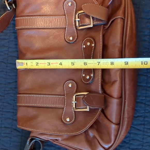 Longchamp Leather Flap Crossbody Bag - Picture 13 of 16